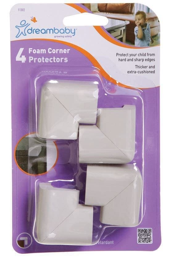 Προστατευτικά Γωνιών Foam 4τμχ GREY DreamBaby BR75798