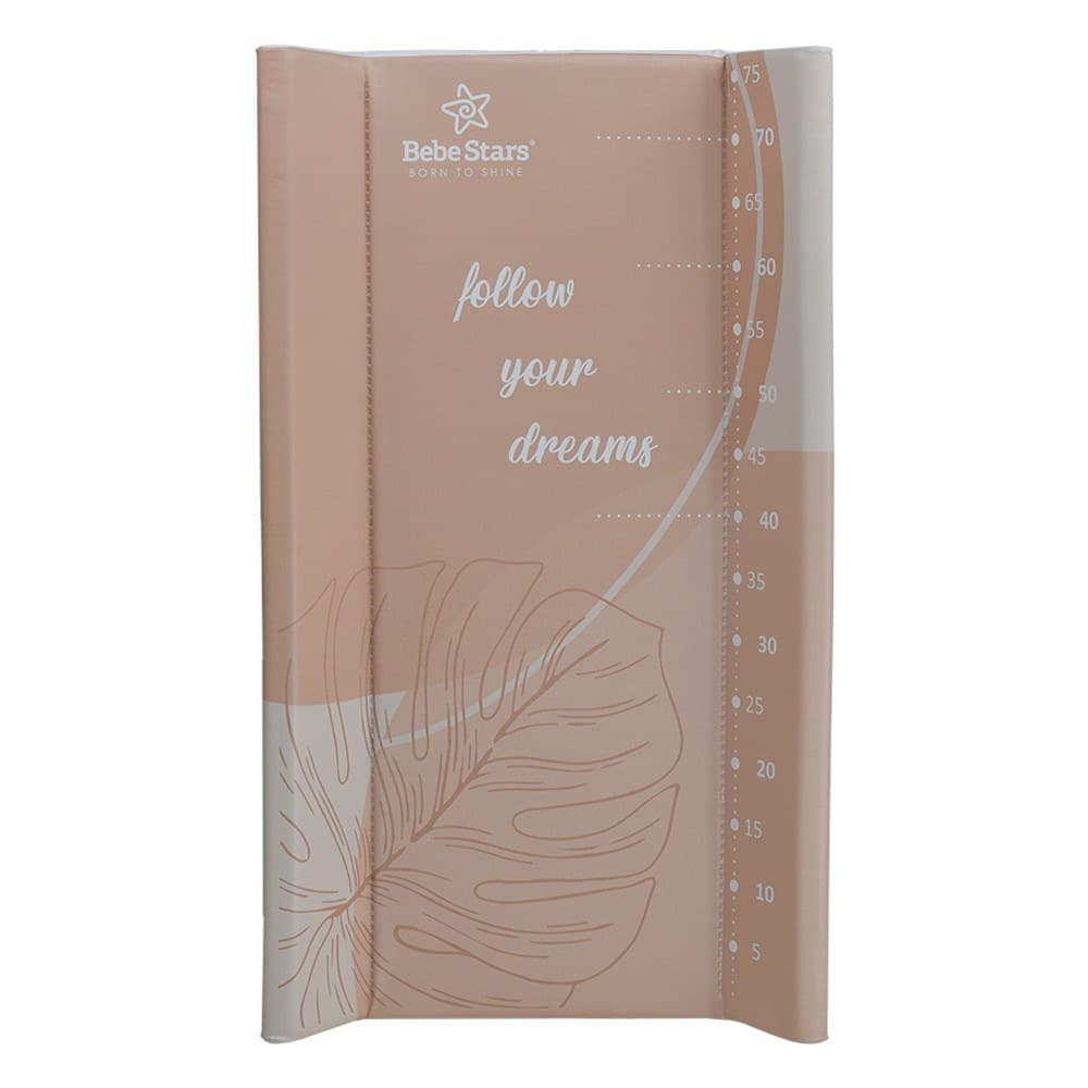 Αλλαξιερα Pvc Μαλακη Bebe Stars Leaf Mocha 19-182