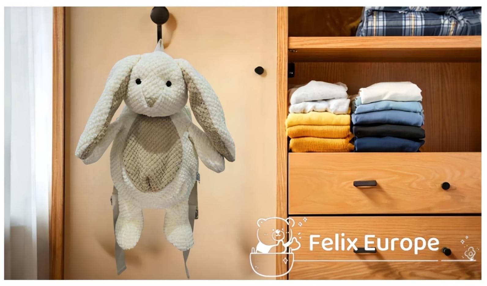 Λούτρινο Σακίδιο Πλάτης Rabbit 42cm - CUTE