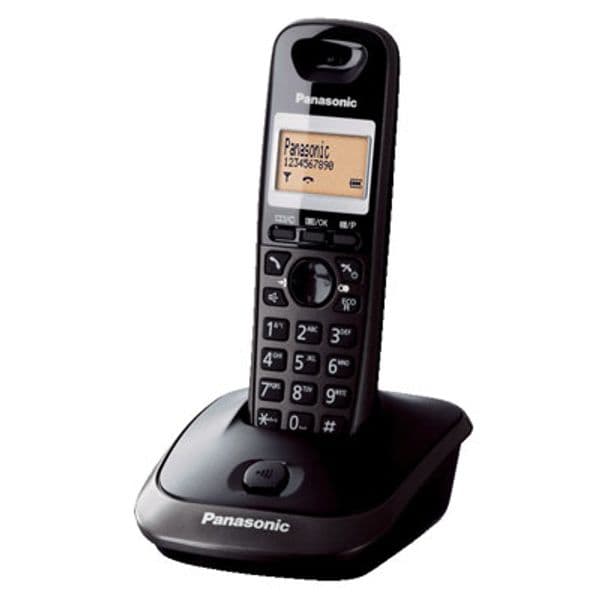 Panasonic KX-TG2511 GRT Black Ασύρματο Τηλέφωνο