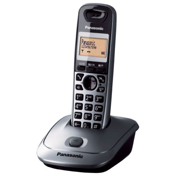 Panasonic KX-TG2511GRM Titanium Ασύρματο Τηλέφωνο