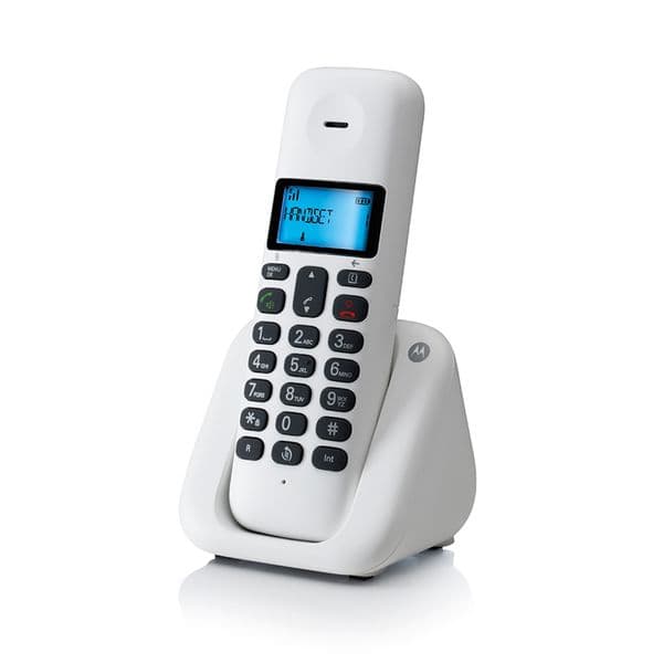 Motorola T301 White Ασύρματο Τηλέφωνο