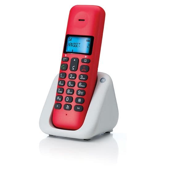 Motorola T301 Cherry Ασύρματο Τηλέφωνο