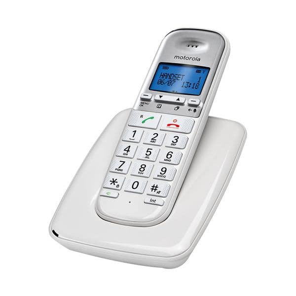 Motorola S3001 GR White Ασύρματο Τηλέφωνο
