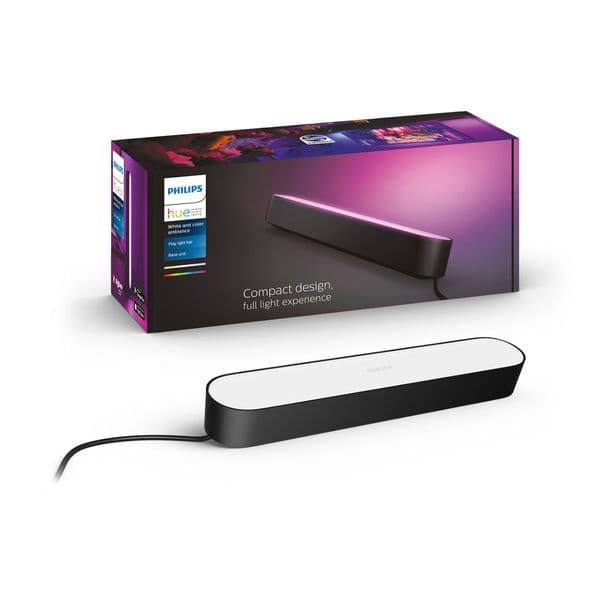 Philips Hue White and Color Ambiance Play Light Bar 1-pack Black Smart Home