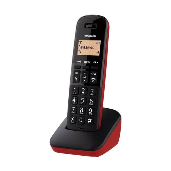 Panasonic KXTGB610GRR Red Ασύρματο Τηλέφωνο