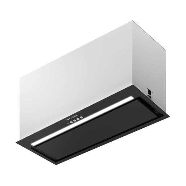 Faber Inka Lux Evo Black Matt A70 Απορροφητήρας Τζάκι