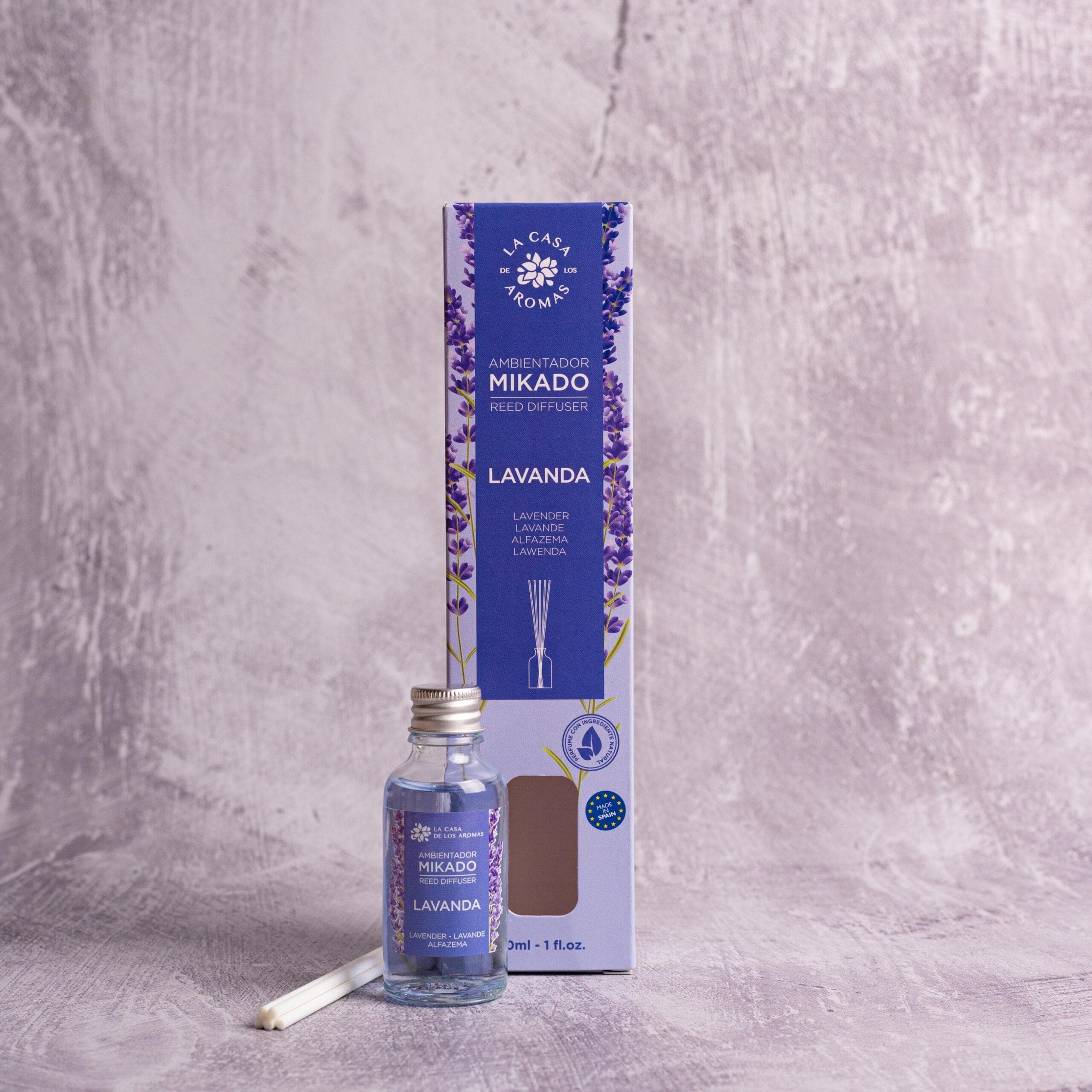La Casa de los Aromas Αρωματικό χώρου με sticks λεβάντα (σε κουτί ) 30ml