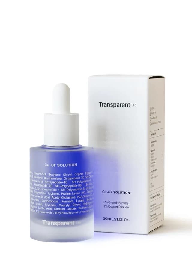 Niche Beauty Lab - Transparent - Cu-Gf Solution - Θεραπεία αντιγήρανσης με πεπτίδιο χαλκού και