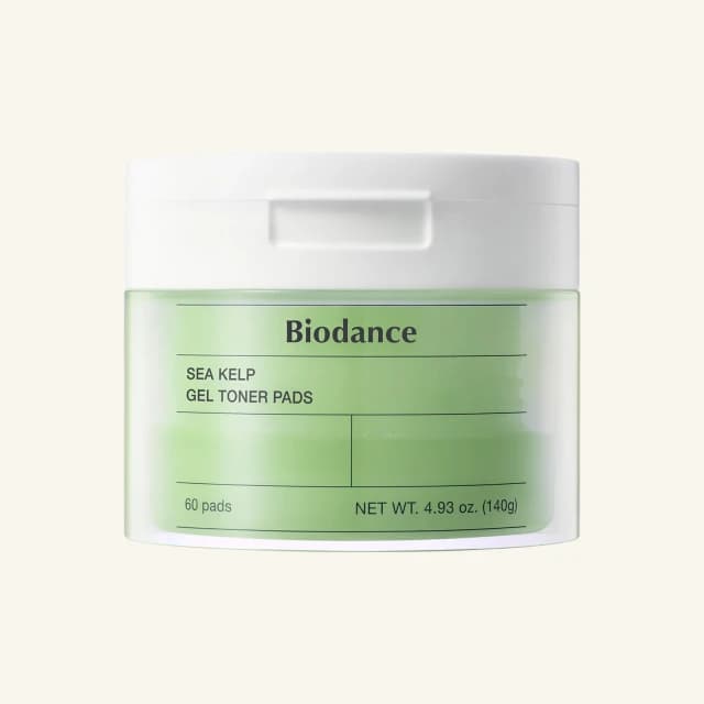 Biodance Sea Kelp Gel Toner Pads 60pads- Επιθέματα Τόνωσης με Θαλάσσιο Φύκι για Καταπραυνση και