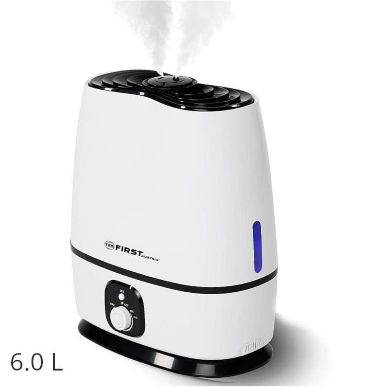 Υγραντήρας Υπερήχων Με Ρύθμιση Έντασης 25m² 25W FIRST AUSTRIA FA-5599-4