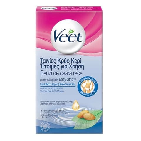 Ταινίες Αποτρίχωσης Veet Strips Μπικίνι-Μασχάλες 16Τμχ