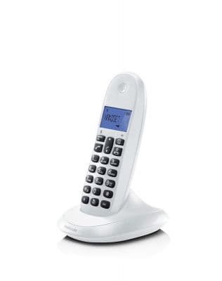 Ασύρματο Τηλέφωνο Λευκό Motorola C1001Lb W