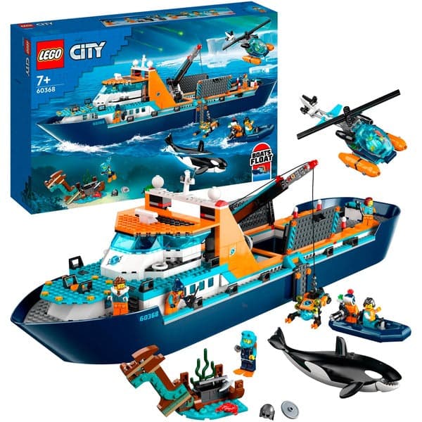 LEGO 60368 City Arctic Explorer Ship για 7+ Ετών 815τμχ