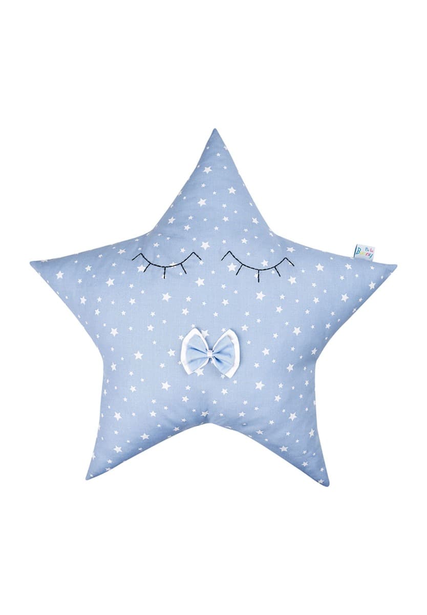 Χειροποίητο διακοσμητικό μαξιλαράκι Bebe Star 45 x 45 εκ. STAR50-Γαλάζιο