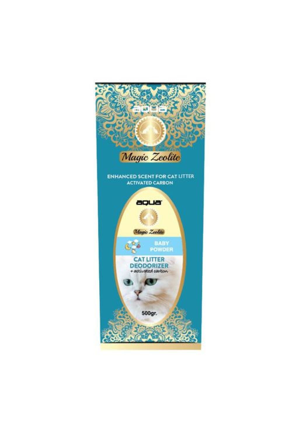 Ζεολιθος Αρωματικος Aqua Baby Powder 500Gr 7x7x20cm Μονόχρωμο