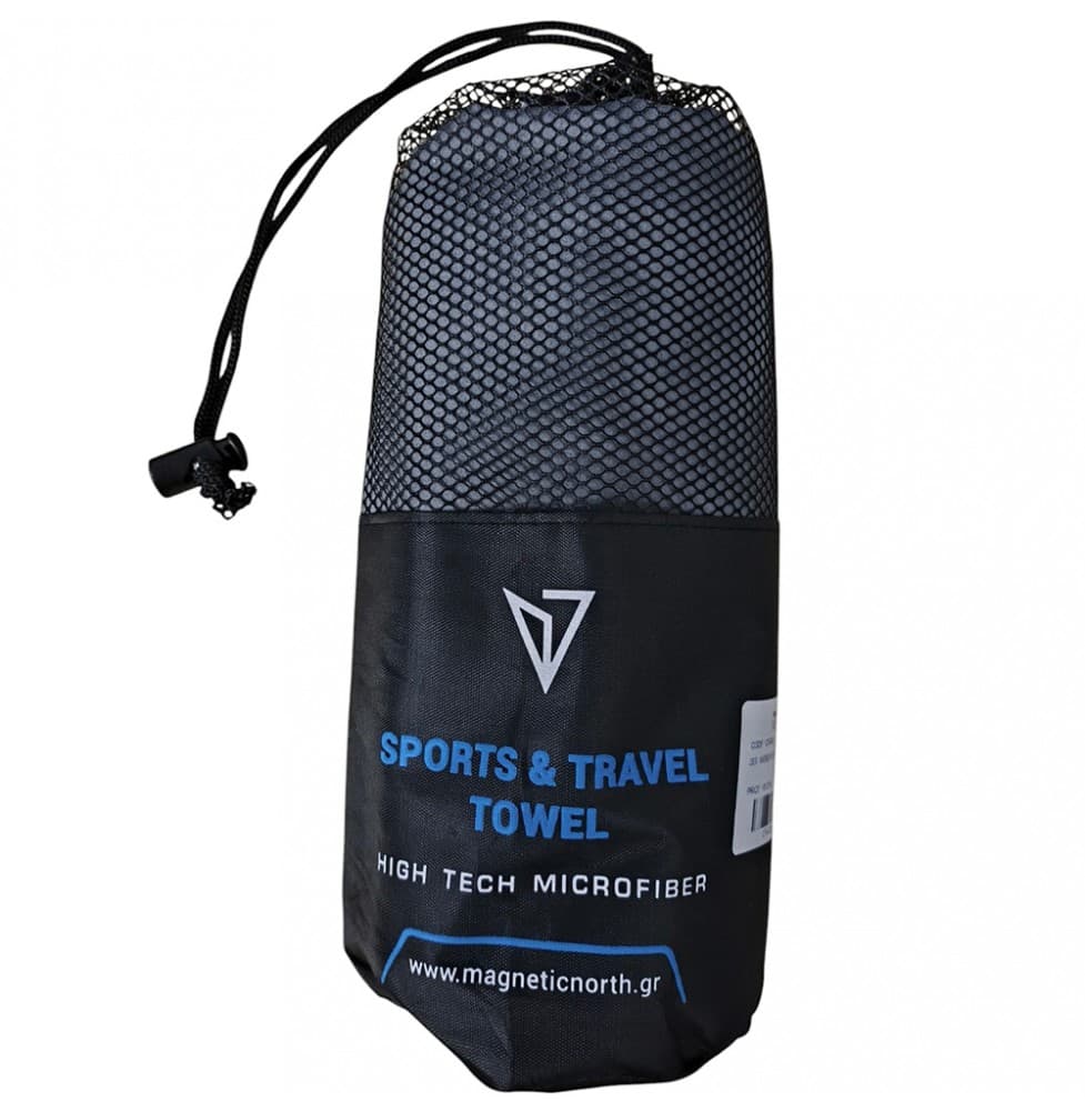 MAGNETIC NORTH ΠΕΤΣΕΤΑ MICROFIBER TOWEL 90cm X 60cm (C54001 - PENCIL GREY)