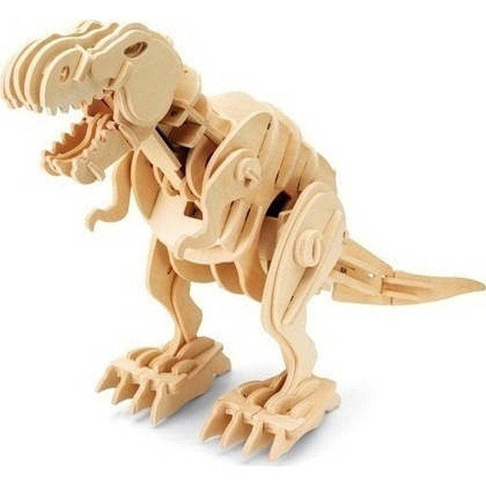 Ξύλινο 3D παζλ ROBOTIME μοντελισμος Τυραννόσαυρος που περπαταει