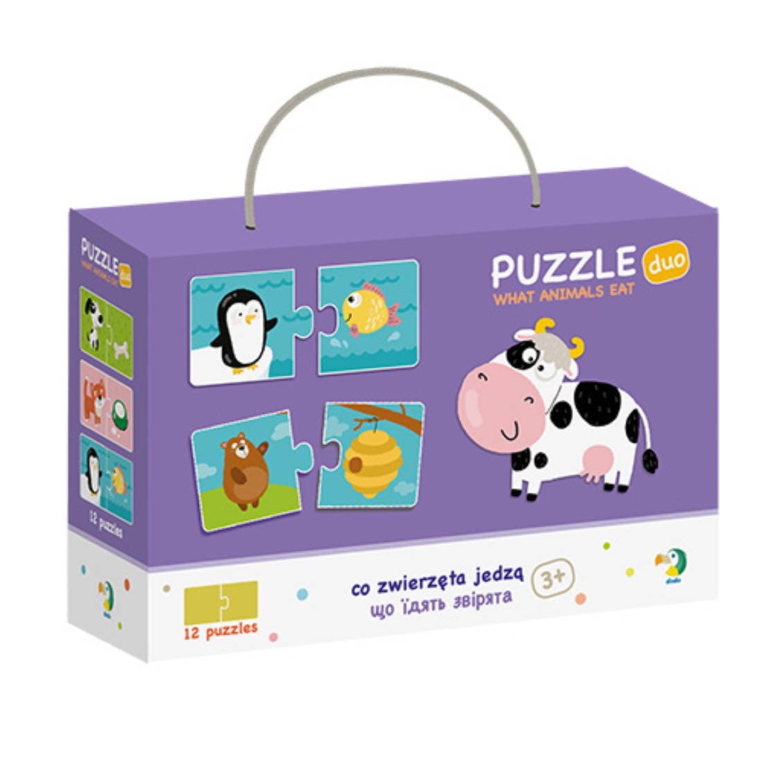 PUZZLE DUO WHAT ANIMALS EAT – ΤΙ ΤΡΩΝΕ ΤΑ ΖΩΑΚΙΑ D