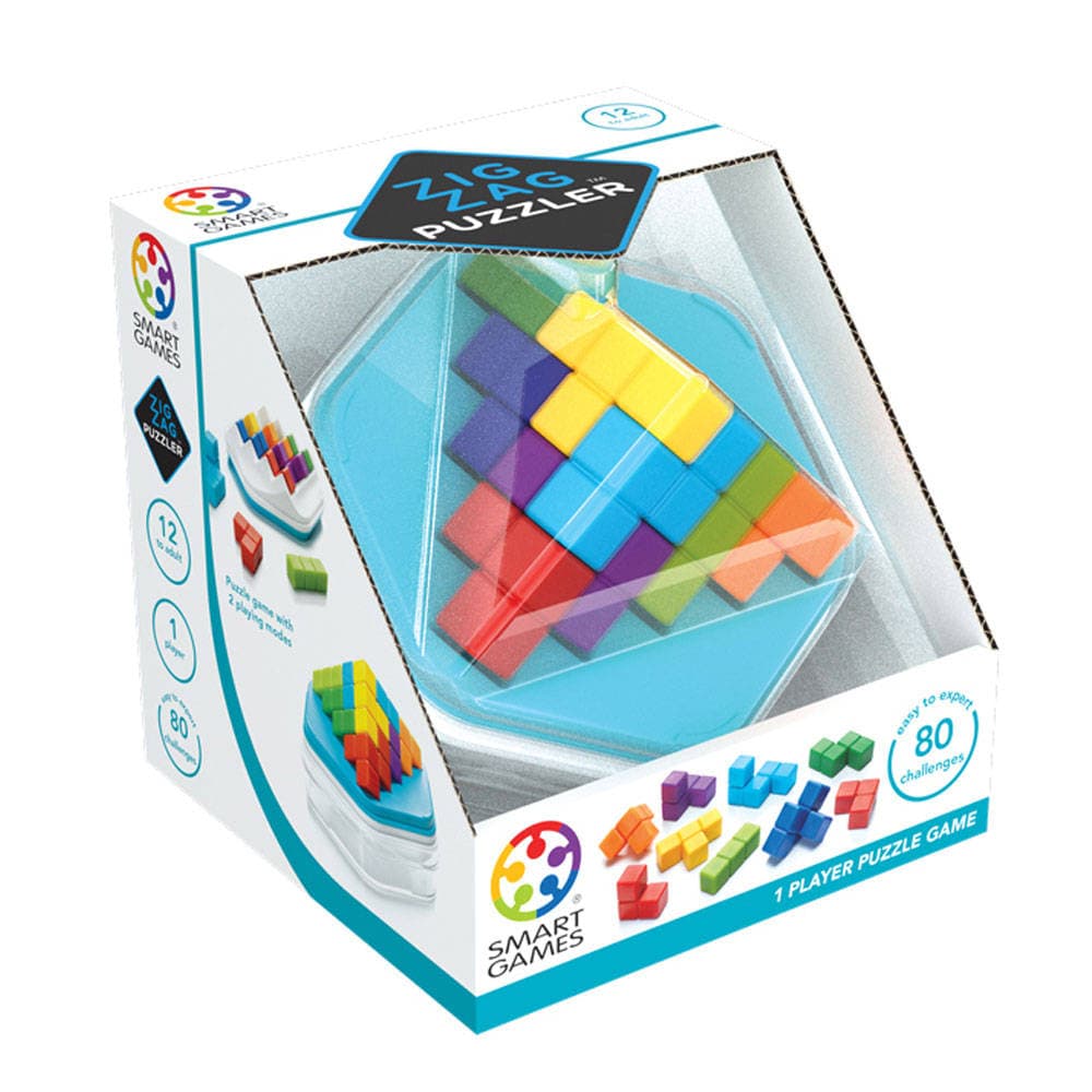 152320 Smartgames παιχνίδι-σπαζοκεφαλιά Zig Zag Puzzler (80 challenges)