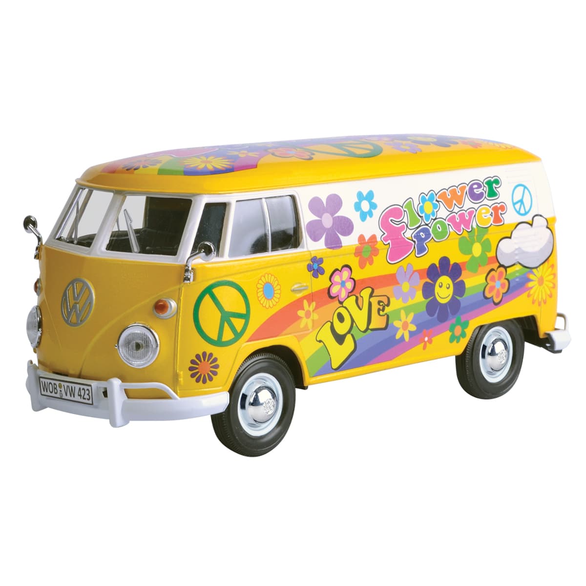 Αυτοκινητάκι μετ.Volkswagen T1 Flower Power 1:24 79575