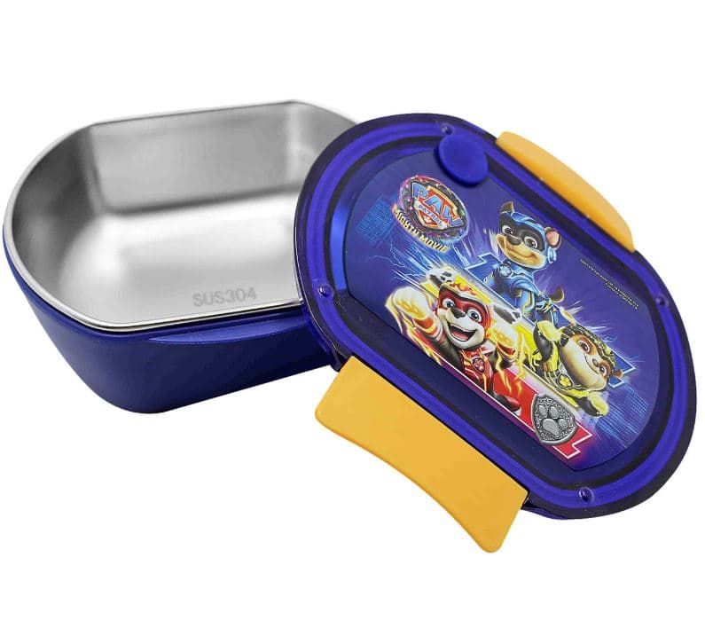 Φαγητοδοχείο Ανοξείδωτο-Πλαστικό Paw Patrol 16,5x15x6,5εκ./680ml Gim 50-3500 (Υλικό: Πλαστικό,