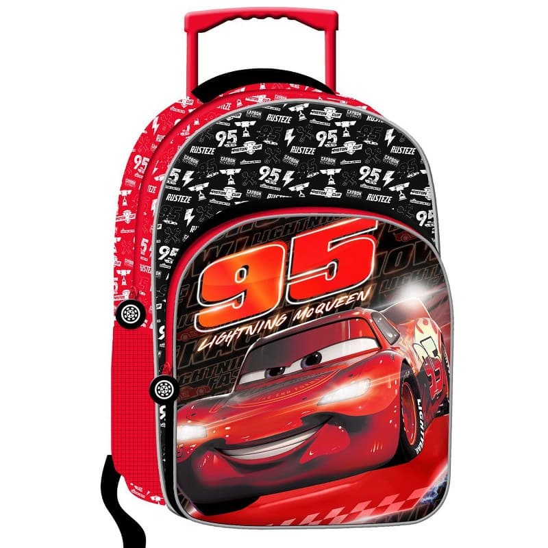 Τσάντα Τρόλεϊ Δημοτικού Cars 31x18x43εκ. Disney 50-2252 - Disney - 50-2252