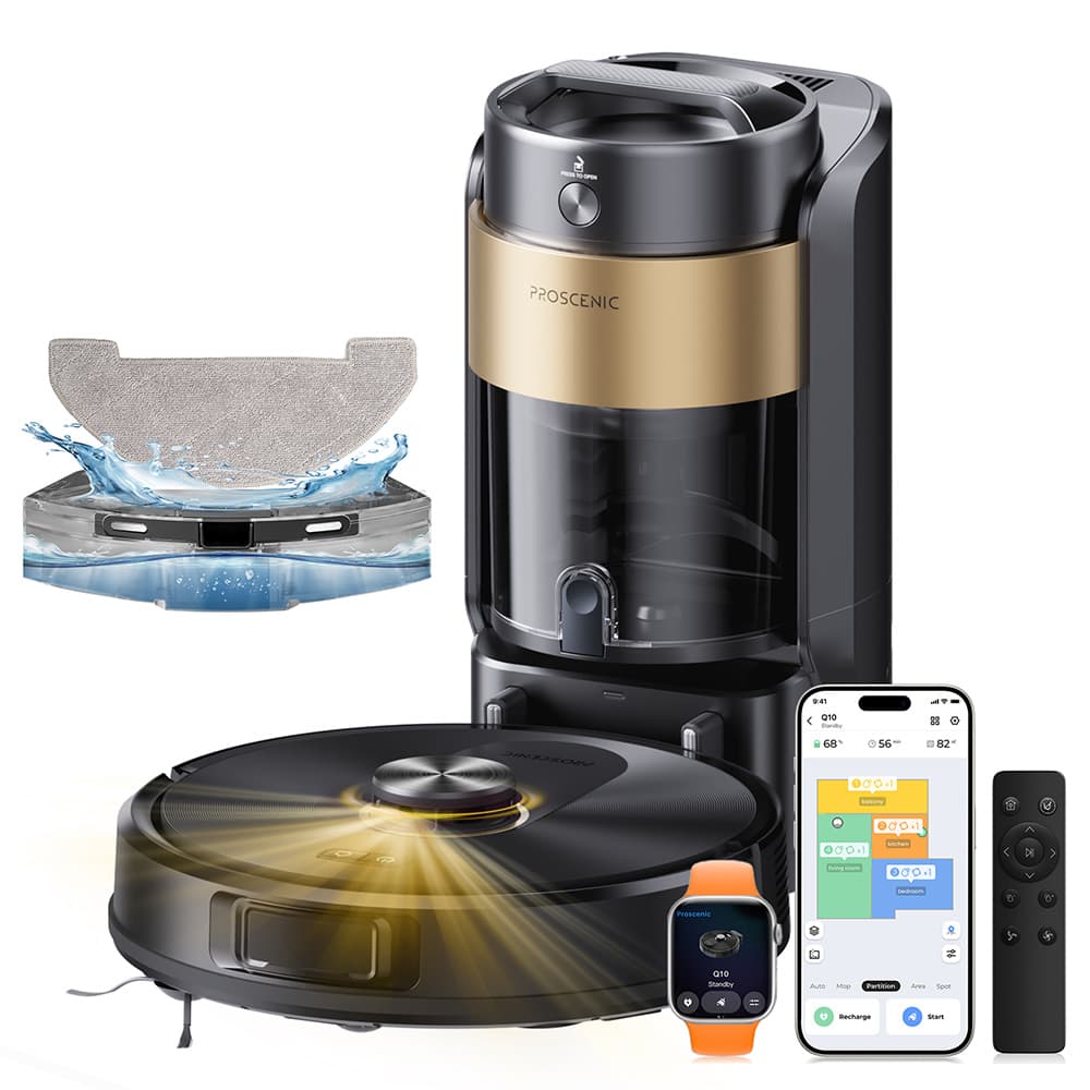 Proscenic Q20 Plus Robot Vacuum Mop Auto Empty