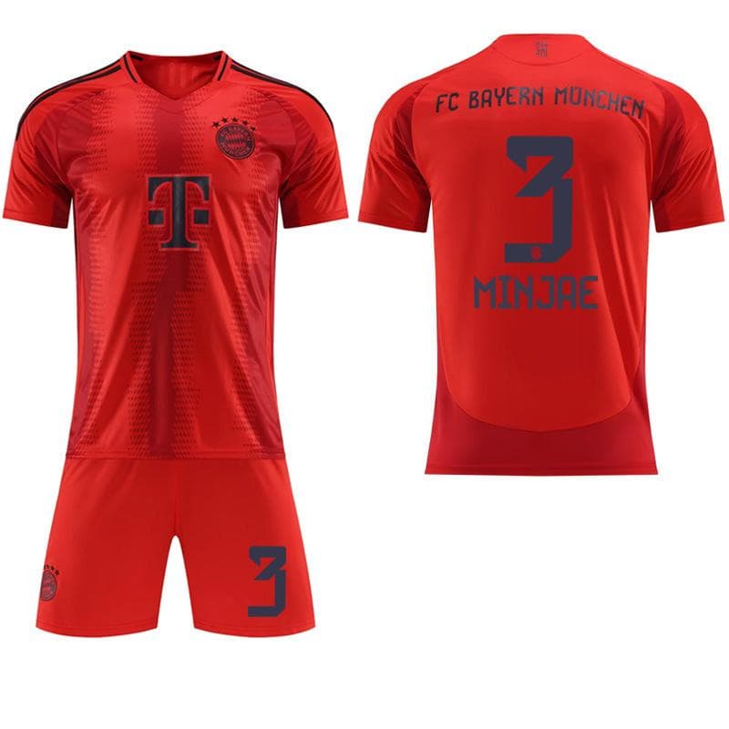 2024-25 Μπάγερν Κόκκινη Εντός Έδρας Φανέλα #9 Kane #25 Müller Ποδοσφαιρικές Φανέλες