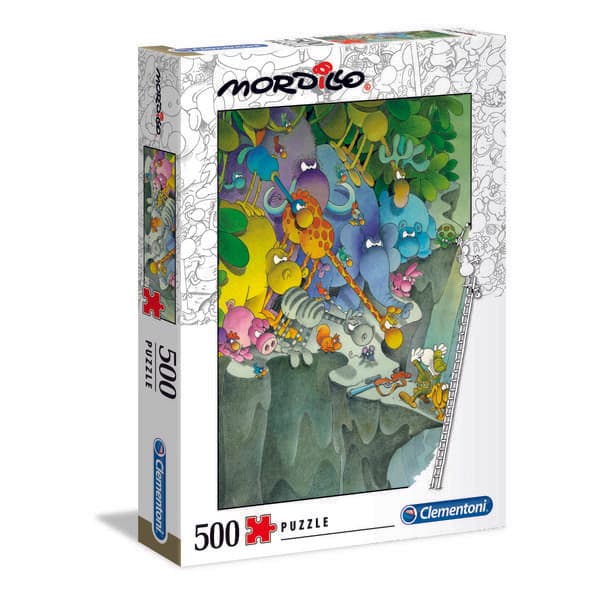 Παζλ Clementoni Mordillo Cliff Edge C35080, ανάμεικτα χρώματα, 500 τεμάχια