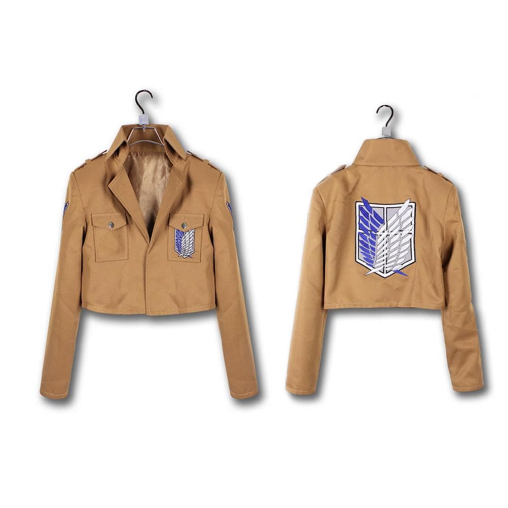 Επίθεση στον Titan Shingeki no Kyojin Scouting Legion Cosplay Jacket Coat Eren jage cm