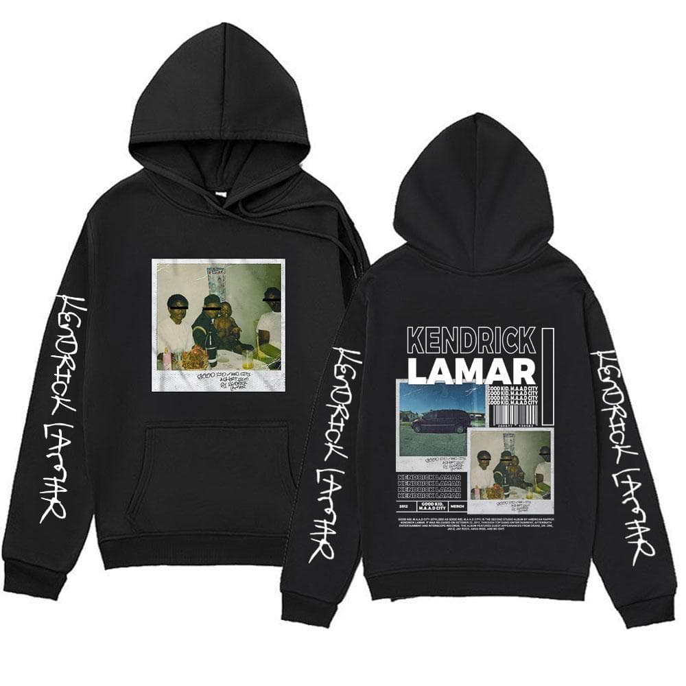 Ράπερ Kendrick Lamar Good Kid Φούτερ με Κουκούλα Ανδρικό Γυναικείο Στυλ Hip Hop Rap Φούτερ με