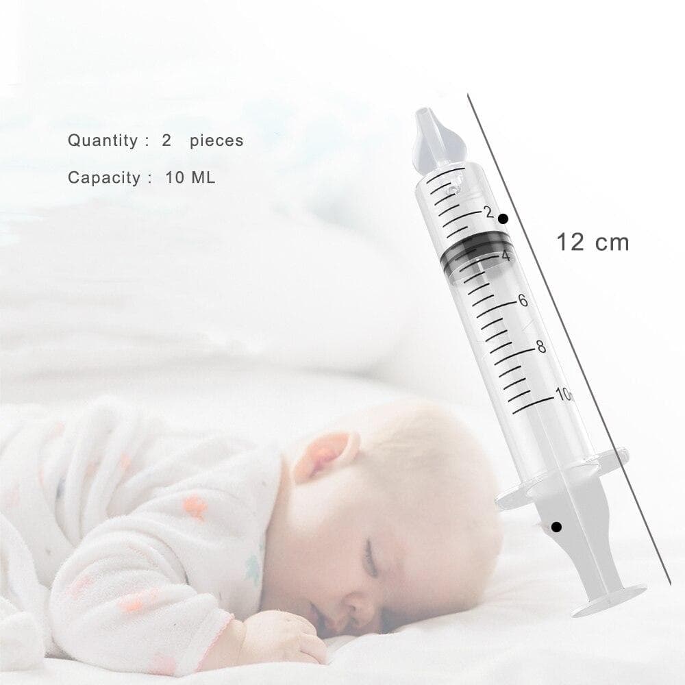 Baby Nasal Aspirator Professional Σύριγγα Nasal Irrigator Kids Nose Cleaner Rinsing Συσκευή Επαναχρησιμοποιήσιμη