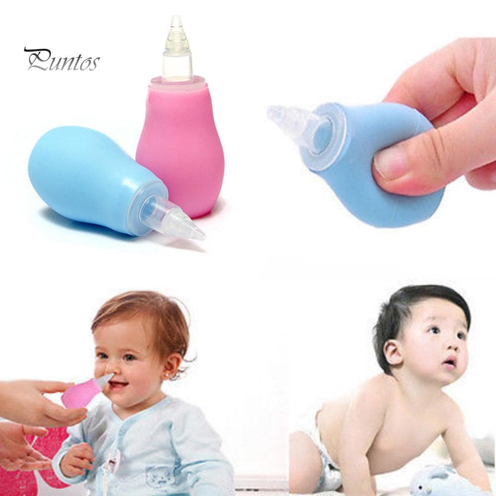 Puntos Baby Safe Ρινική αναρρόφηση Αναρρόφησης Μύτης Καθαριστικό Βλέννης Εισπνοή μπλε