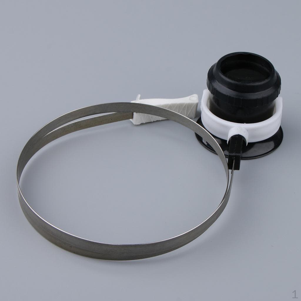 Black 3X 4X 5X Jeweler Watchmaker Loupe Loupe , Μαύρο,