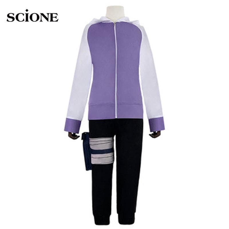 S~4XL Scione Anime Ενημερώθηκε Hinata Cosplay Κοστούμια Hyuga 2ης γενιάς Πλήρες σετ Combo Cosplay