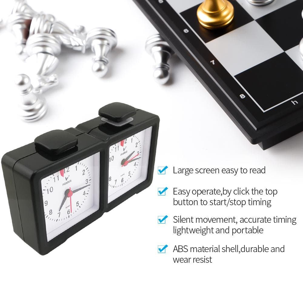 Chess Clock Quartz Ηλεκτρονικό αναλογικό Chess Clock Count I-GO Χρονόμετρο αντίστροφης μέτρησης