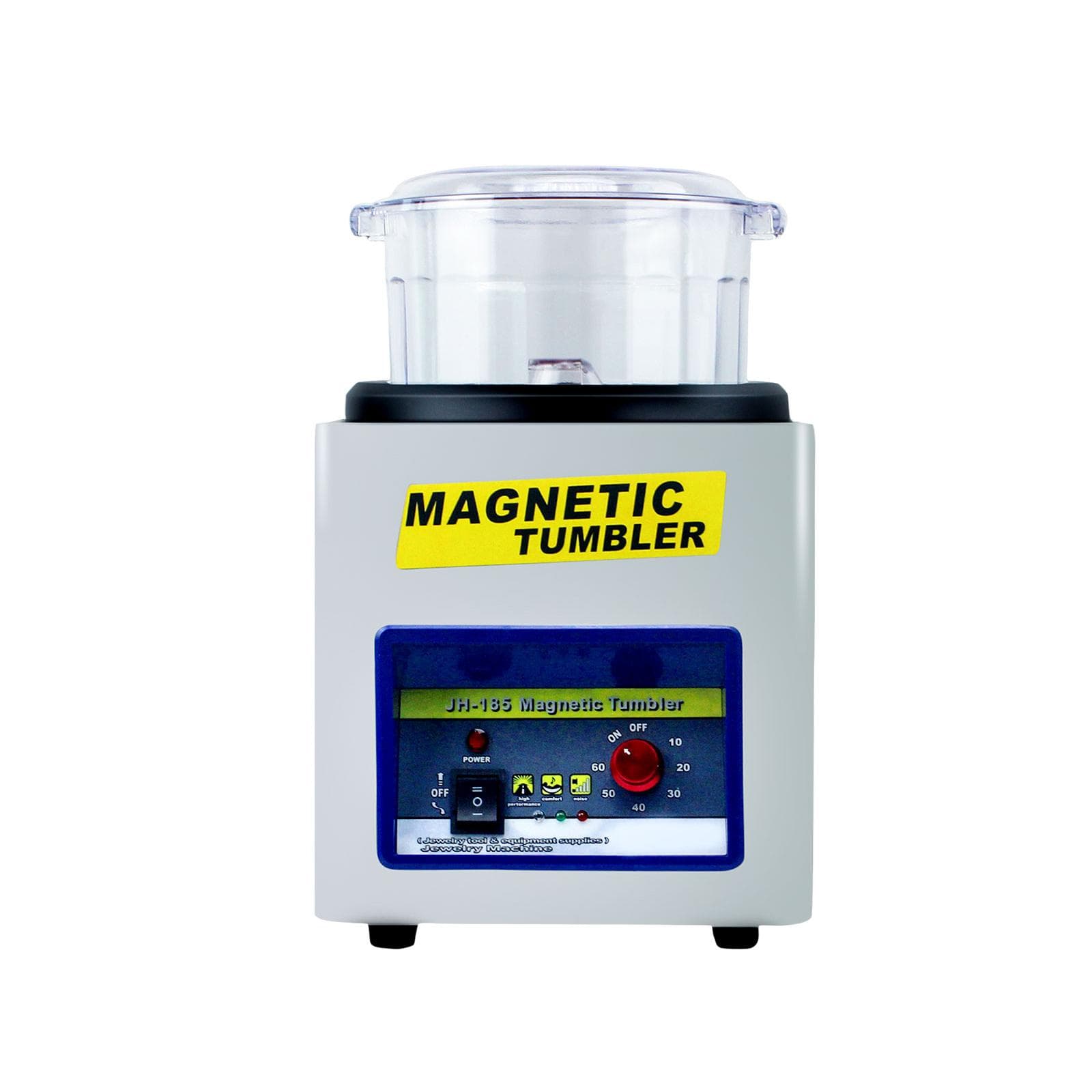 2000rpm Magnetic Tumbler Μικρή μηχανή στίλβωσης κοσμημάτων για χρυσά και ασημένια