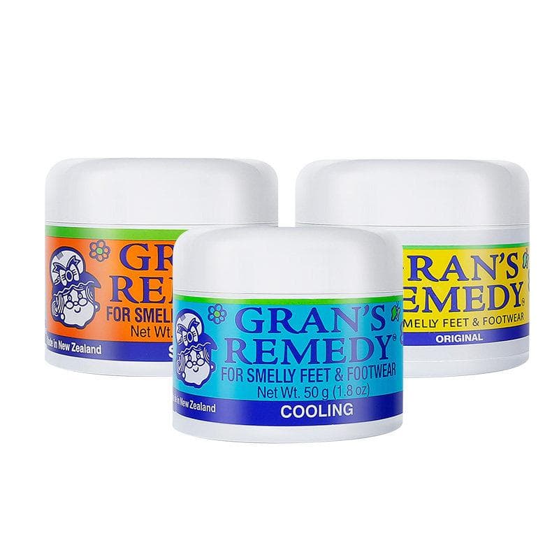 GRANS REMEDY Φροντίδα ποδιών για την απομάκρυνση της οσμής ποδιών 50g ανά φιάλη