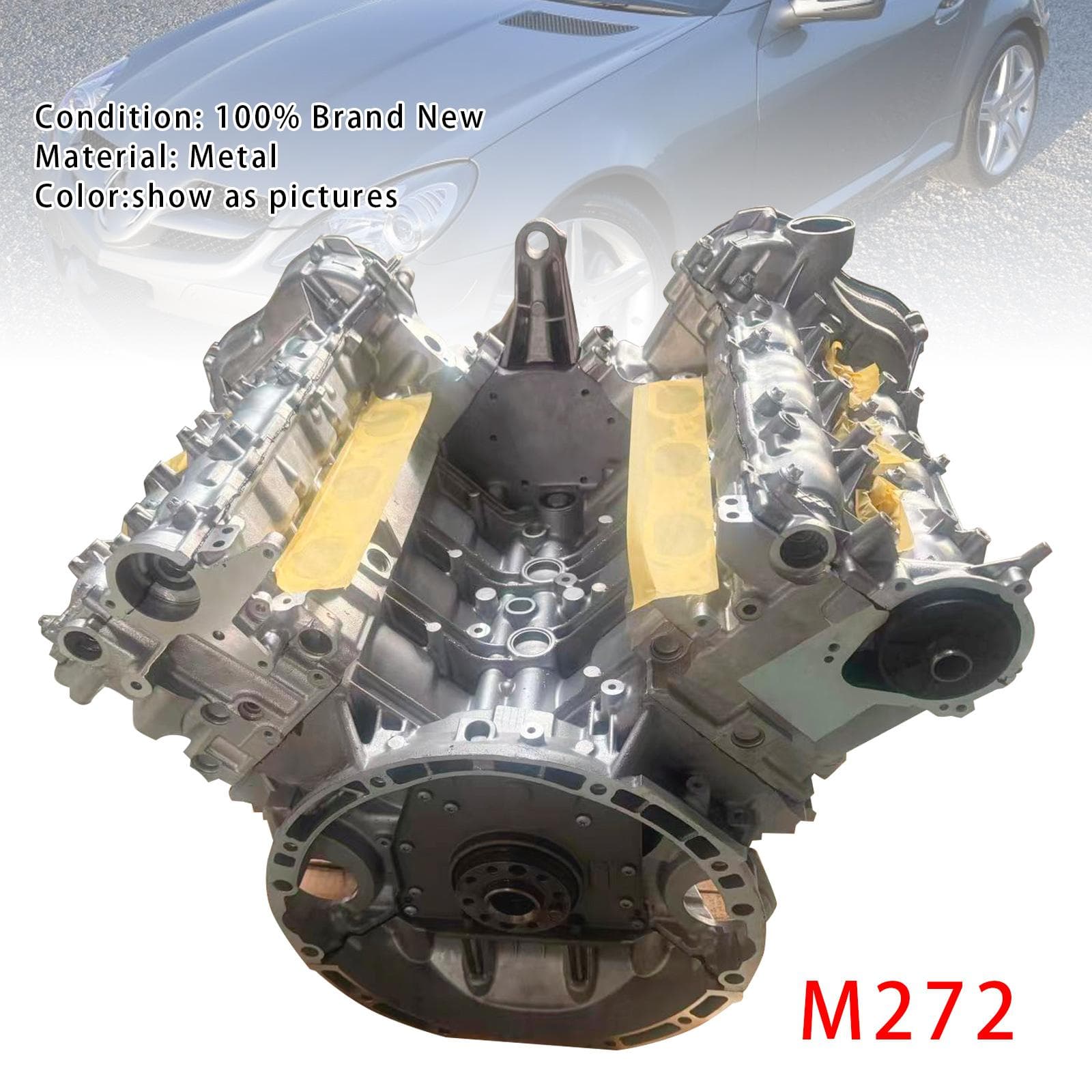Νέα Συναρμολόγηση Κινητήρα M272 Για Mercedes R171 SLK300 C300 Πίσω Κίνηση 3.0L 2006-2011