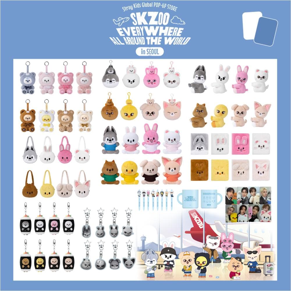 ΕΠΙΣΗΜΟ straykids SKZOO ΠΑΝΤΟΥ ΣΕ ΟΛΟ ΤΟΝ ΚΟΣΜΟ στο POP-UP STORE της ΣΕΟΥΛ