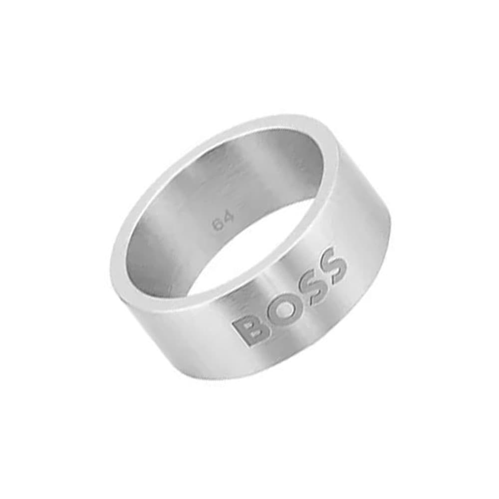 BOSS Ανδρικό Δαχτυλίδι από Ατσάλι 1580457M