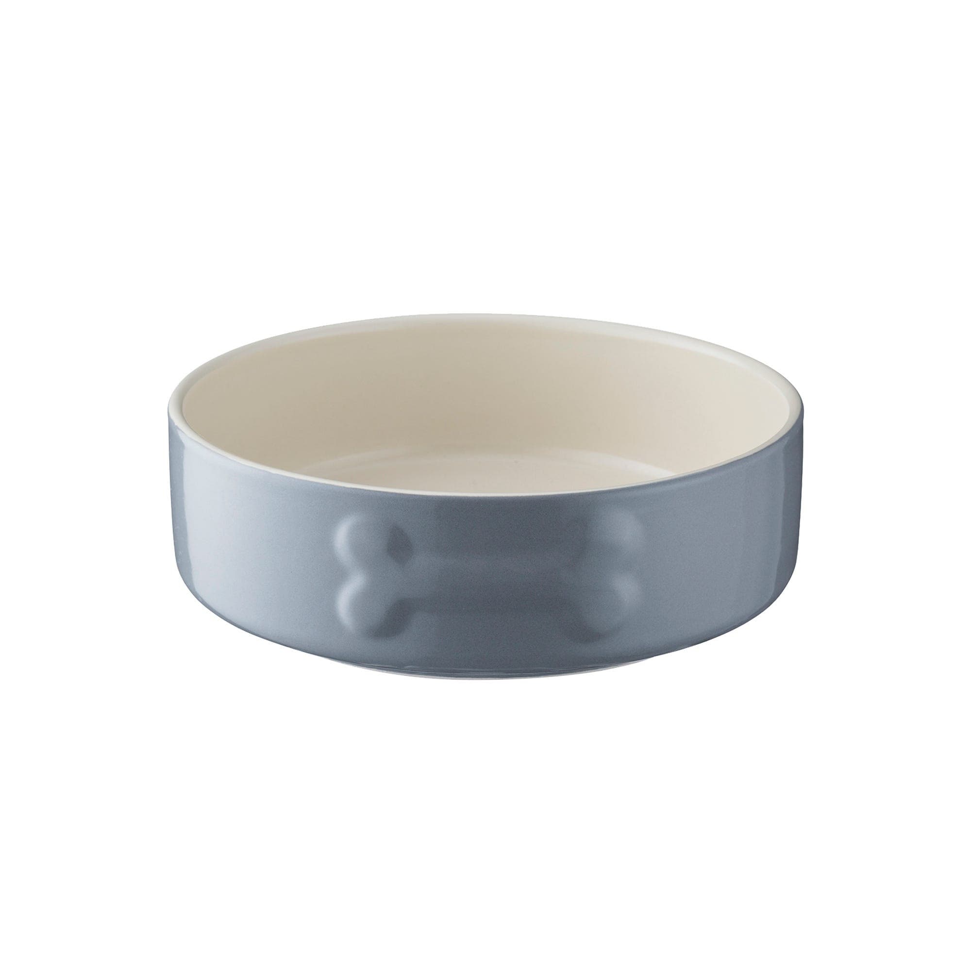 Mason Cash Μπολ Πορσελάνης Φαγητού Για Κατοικίδια 500ml Grey Dogs