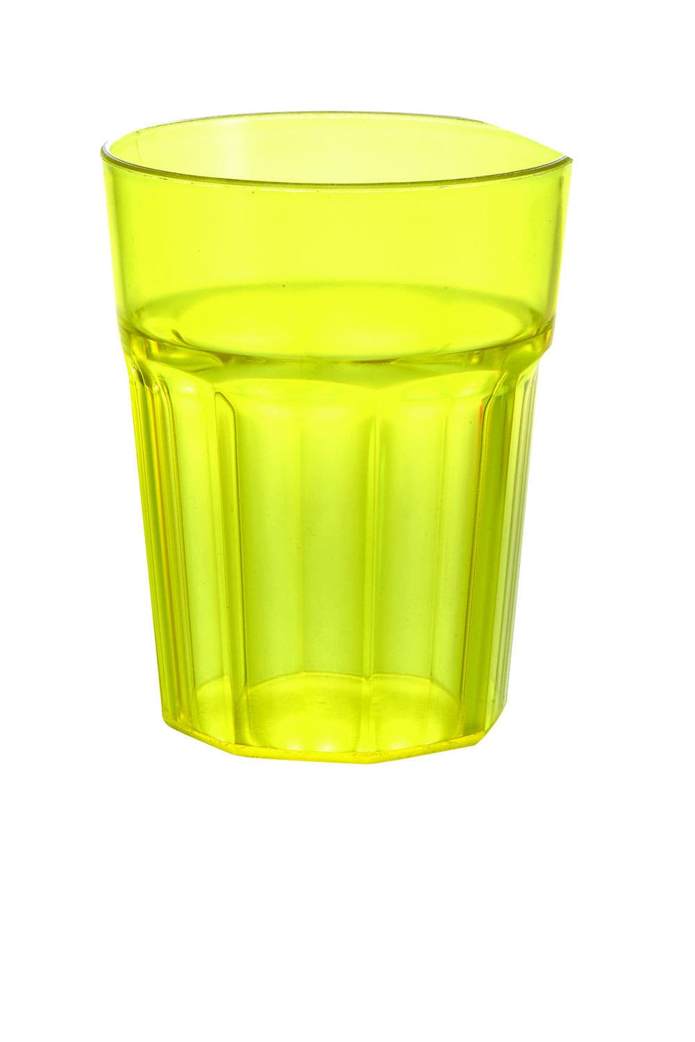 Ποτήρι Πλαστικό Νερού - Αναψυκτικού Polystyrene Yellow 320ml
