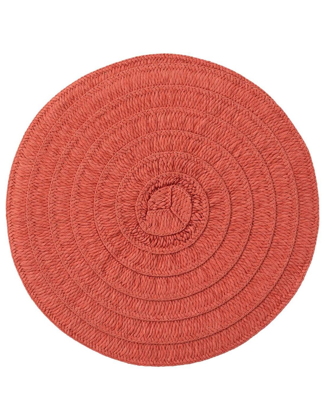 Gusta Σουπλά Στρογγυλό Ψάθινο Red 38cm