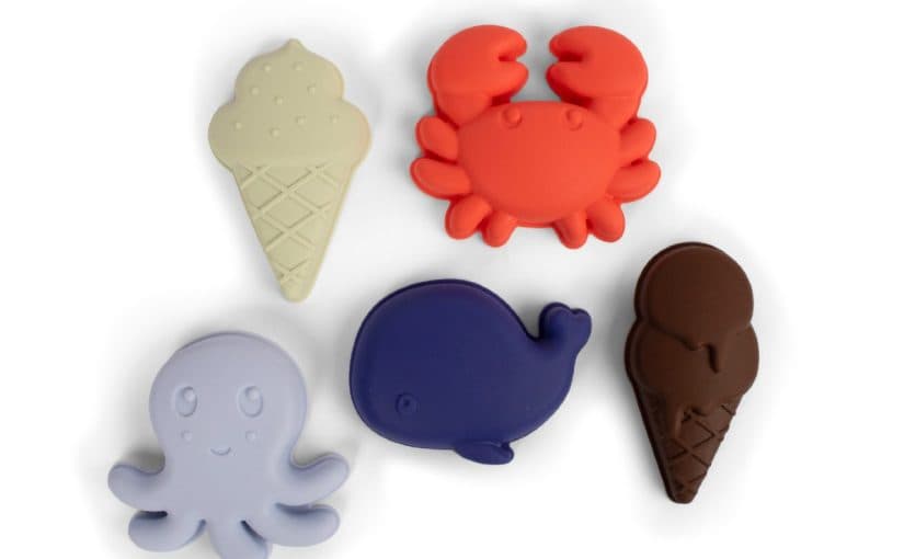Filibabba Sand Toys 5pcs Blue Mix