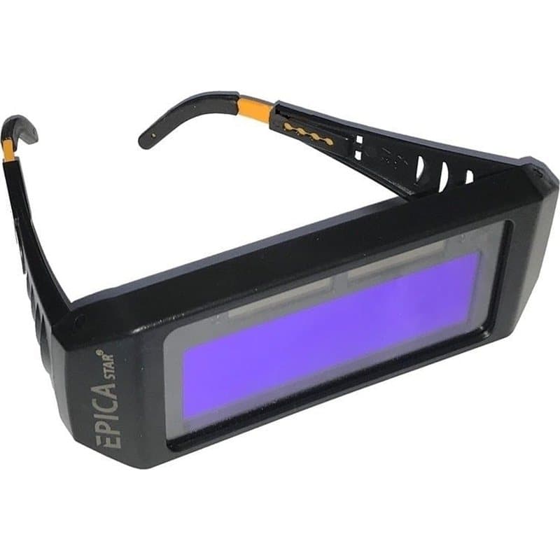 Epicastar EP-60340 Ηλεκτρονικά Γυαλιά Ηλεκτροκόλλησης Οπτικού Πεδίου 90x34mm Μαύρα