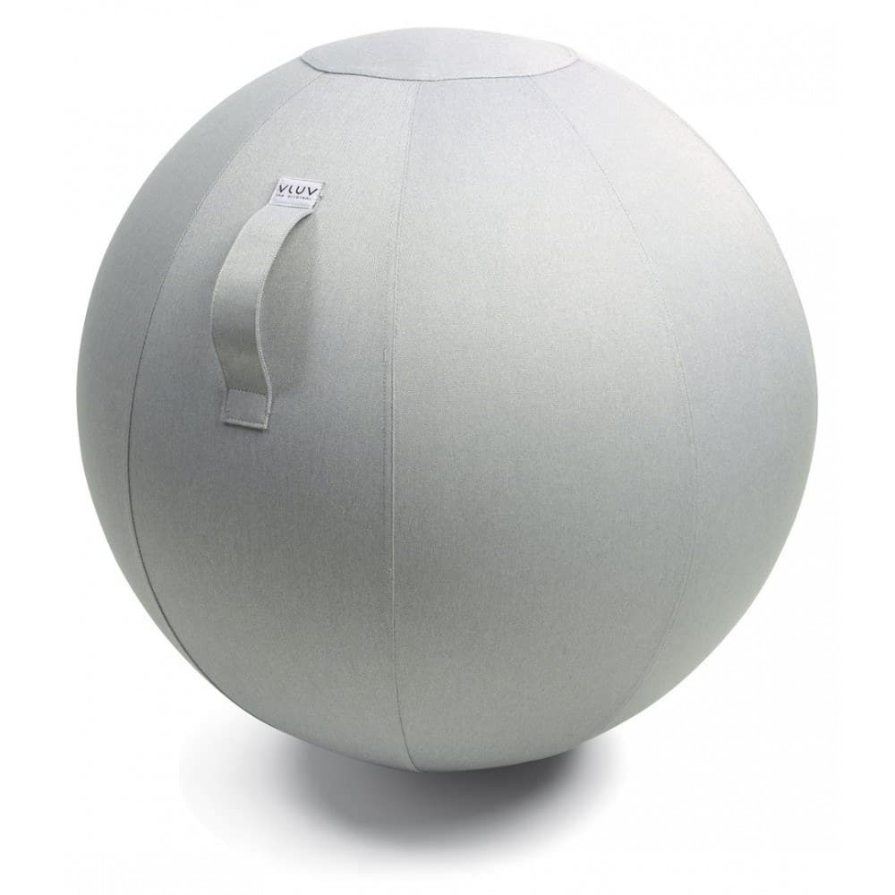 Πουφ Leiv VLSBV00475SI 75cm Silver