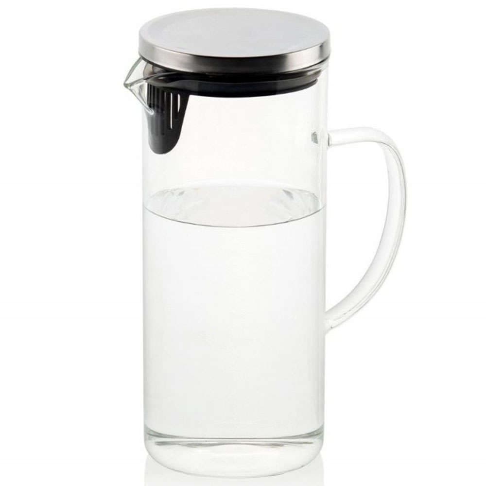 Κανάτα Με Καπάκι Και Φίλτρο AH-MS70098 Φ10x17x23cm 1,5lt Clear Andrea House