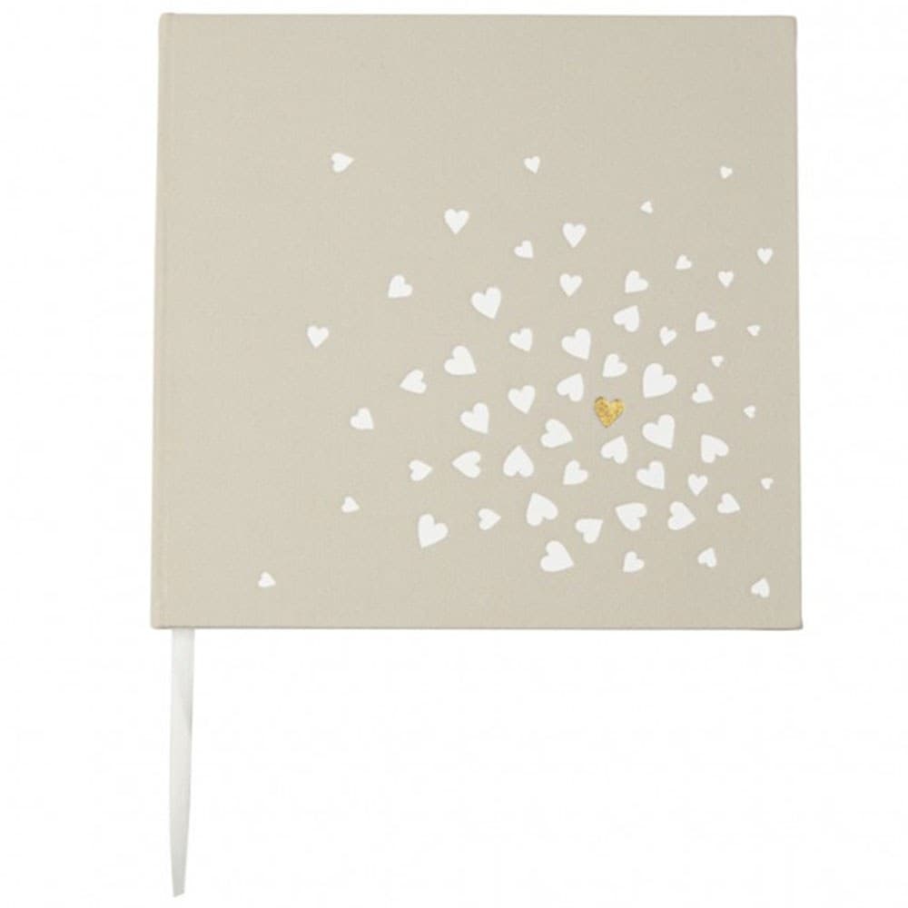 Βιβλίο Ευχών Hearts RD0018030 21x21cm Multi-Grey Raeder